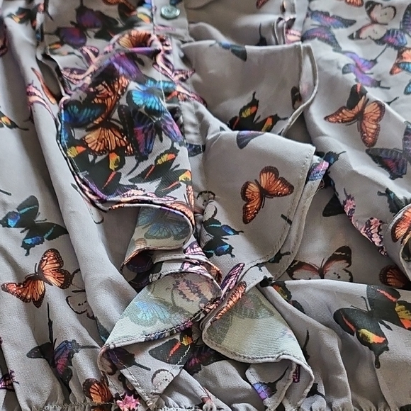 Ted Baker Multicolor Patterned Top - Picture 3 of 8